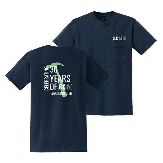 JLC Live 30 Years - Gildan® DryBlend® Pocket T-Shirt