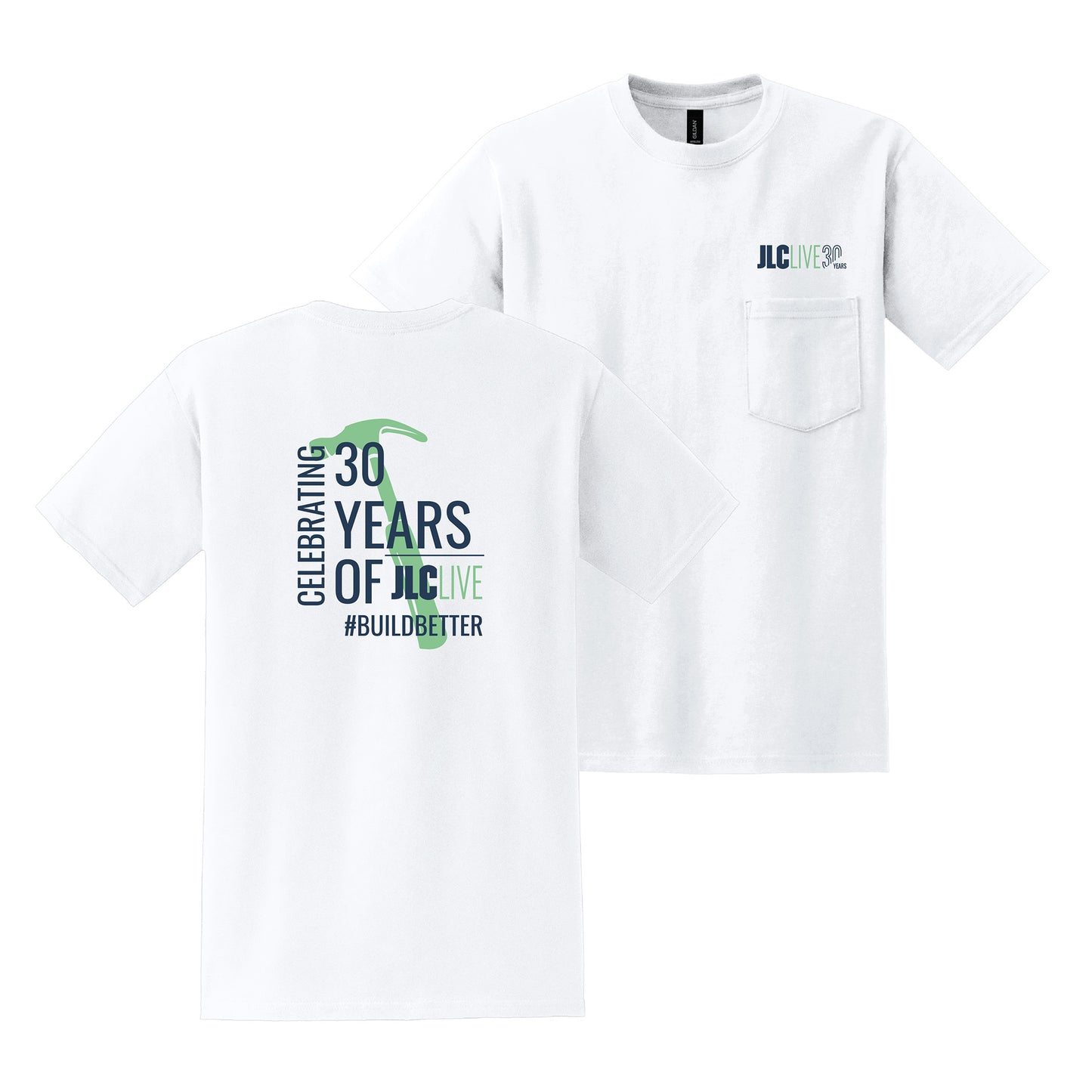 JLC Live 30 Years - Gildan® DryBlend® Pocket T-Shirt